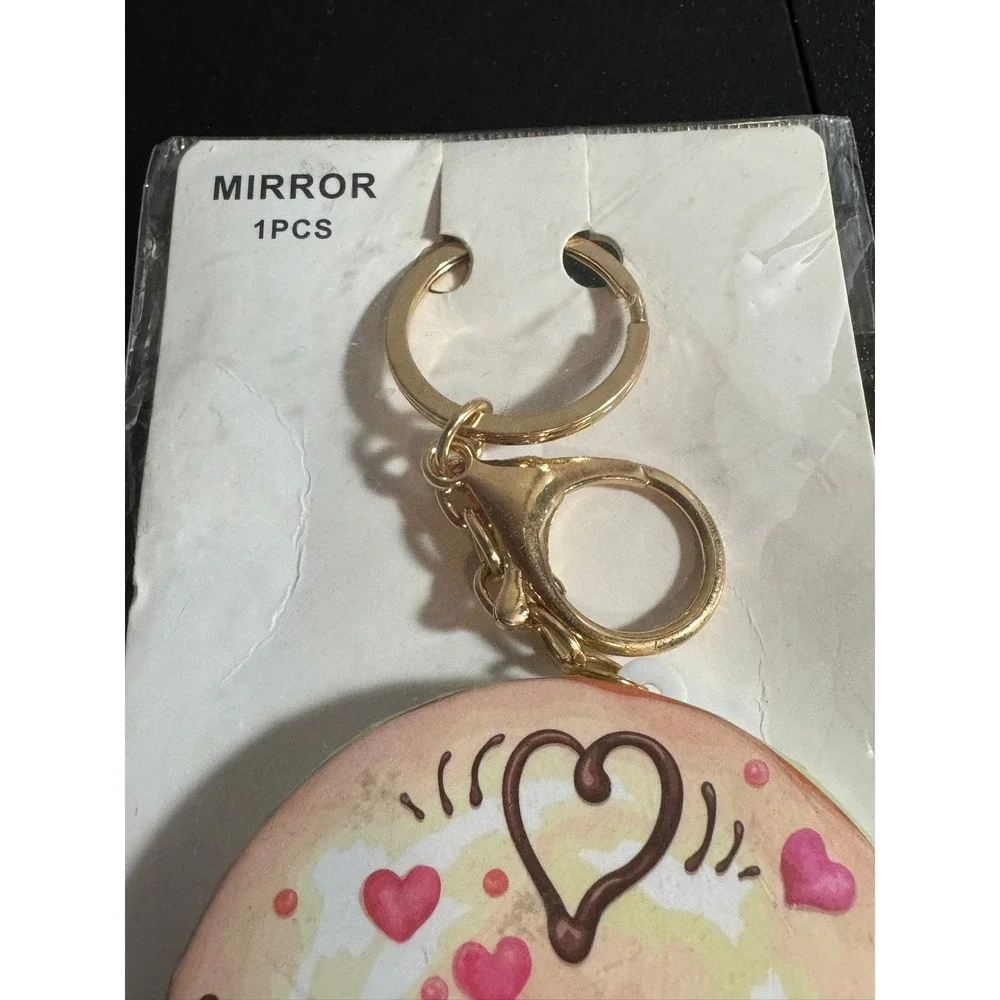 Donut I Love You‎ Mirror Keychain Gift Bag Clip Charm Accessory